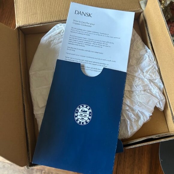 NWB-Dansk 7qt Copper Stockpot by Jens Quistgaard - Picture 8 of 15